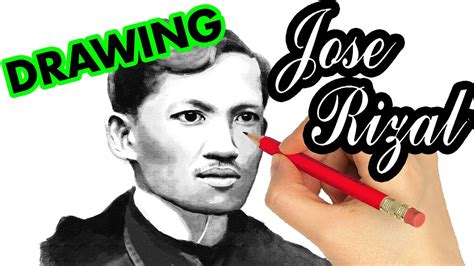 How to draw Jose Rizal [ 4K ] .